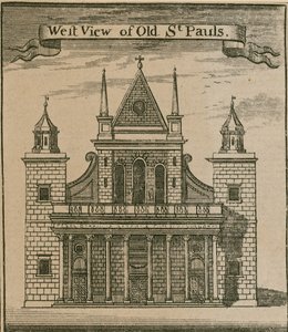 Länsinäkymä Old St Paulsille, Lontoo tekijältä English School