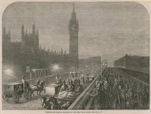 Westminster Bridge valaisi uuden lime-valon tekijältä English School
