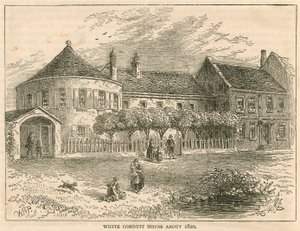 White Conduit House, Pentonville, Lontoo, noin 1820 tekijältä English School