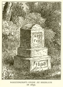Whittingtons Stone Highgatessa vuonna 1857 tekijältä English School