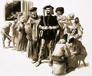 William Caxton oli menestyvä kauppias ennen kuin hän siirtyi painamiseen tekijältä English School