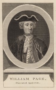 William Page, teloitettu huhtikuussa 1758 tekijältä English School