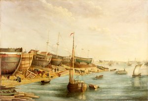 William Piles Shipyard, North Sands, n. 1830
