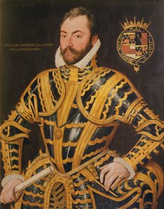William Somerset (n. 1527–1589) Worcesterin 3. jaarli, 1569 tekijältä English School