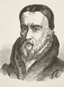 William Tyndale, William Hickman Smith Aubreyn (1858-1916) teoksesta The National and Domestic History of England, julkaistu Lontoossa, noin 1890 tekijältä English School