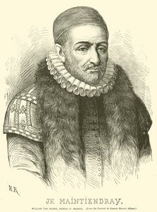 William hiljainen, oranssin prinssi (kaiverrus) tekijältä English School
