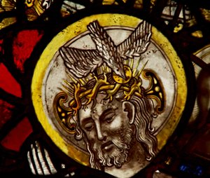 Kristusta kuvaava ikkuna s1 - Trinity-paneelista tekijältä English School