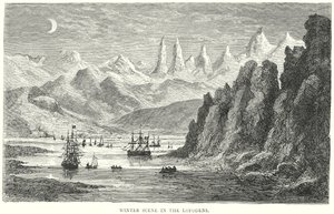 Talvikohtaus Lofodensissa (kaiverrus) (kaiverrus) tekijältä English School