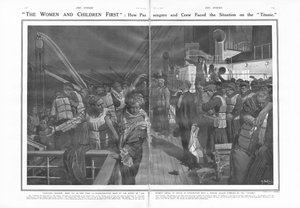 Nainen ja lapset ensin: Kuinka matkustajat ja miehistö kohtasivat tilanteen Titanicilla, The Spherestä, 11. toukokuuta 1912 tekijältä English School
