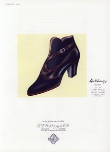Naisten kenkämainos, 1930-luku tekijältä English School