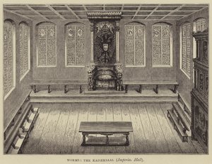 Worms, Kaisersaal, Imperial Hall (kaiverrus) tekijältä English School