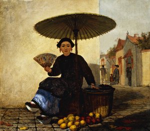 Hedelmien myyjä, 1862
