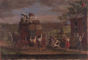 Tutkimus Pemigewasettin vaunua varten, noin 1880-89.