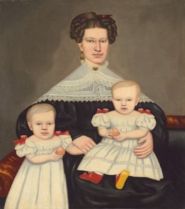 Rouva Paul Smith Palmer ja hänen kaksoset, 18351838.
