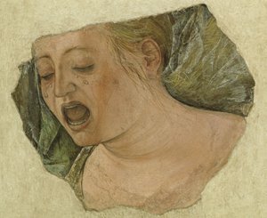 Maria Magdalenan itkevän pään ristiinnaulitsemisesta