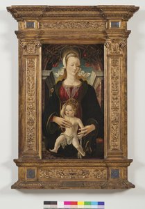 Madonna ja lapsi, 1470-80 tekijältä Ercole de Roberti