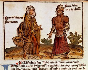Kuvaus Bernard of Breydenbachista (Breidenbach) (1454-1497) Erhard Reuwichin kuvilla