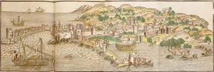 Panoraamanäkymä Rodokselle, 1486