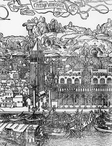 Venetsia, puupiirros Erhard Reuwich (1455-1490), Italia