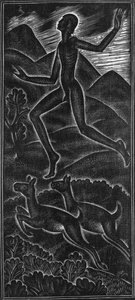 Fuge, rakkaani laulujen laulusta (Laula lennossani laulajien lauluja ilokseni) tekijältä Eric Gill