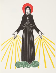 Our Lady of Lourdes tekijältä Eric Gill