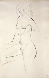 Pysyvä nainen alaston tekijältä Eric Gill