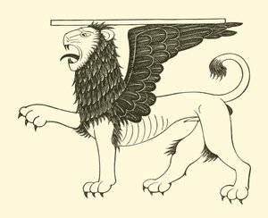 Pyhän Markuksen leijona tekijältä Eric Gill