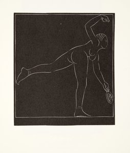 Tennispelaaja tekijältä Eric Gill