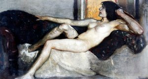 Study for Beauty Luxuriant, n. 1919 (öljy kankaalle) (katso 468039)
