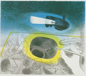 Sukellusvenesarja: Introductory Litography tekijältä Eric Ravilious