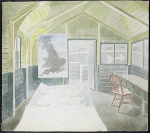 Operaatiosali, n. 1941-42 tekijältä Eric Ravilious