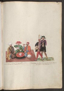 Bürger von Konstantinopel beim Essen