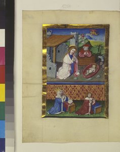 Koko sivu: miniatyyri, n.1464 (temperamaalaus). tekijältä Erich Lessing