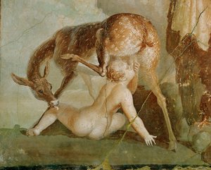 Herakles löytää poikansa Telephoksen Arkadiasta. tekijältä Erich Lessing