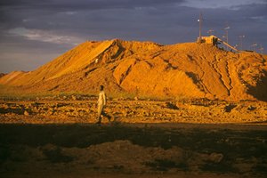 Tinakaivos Josin ylängöllä, Nigeria, Afrikka