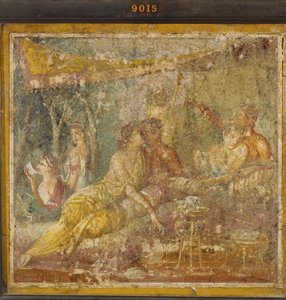 Kaksi pariskuntaa kesäisessä trikliimassa tekijältä Erich Lessing