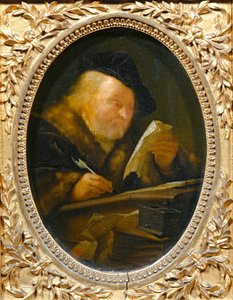 Vanha mies kirjoittaa ... tekijältä Erich Lessing