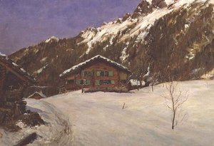 Chalet lumessa