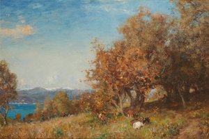 Early Spring Riviera (öljy kankaalle)