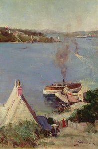 McMahons Pointin lautta tekijältä Arthur Streeton