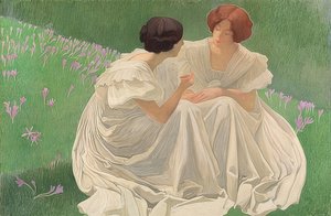 Kaksi valkoista (Les Deux Blanches). 1898