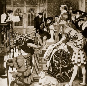 Latimer saarnaa ennen Edward VI:ta, kuvitus 