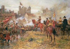 Cromwell Storming of Basing Housessa tekijältä Ernest Crofts
