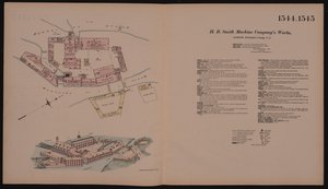 H.B. Smith Machine Companys Works, Smithville, Burlington, New Jersey, Hexamer General Survey, 1881.
