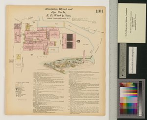 Manantico Bleach and Dye Works, Hexamer General Surveys, nide 12, levy 1101.