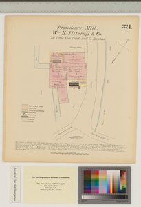Providence Mill, Little Elk Creek, Maryland, Hexamer General Surveys tekijältä Ernest Hexamer