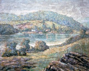 Morning Light, River Valley, Connecticut, 1919 tekijältä Ernest Lawson