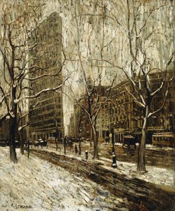 Flatiron Building, New York tekijältä Ernest Lawson