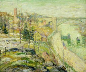 Washingtonin silta, New York tekijältä Ernest Lawson