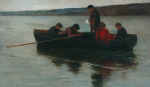 Lapsen hautajaiset ylämailla, 1896
